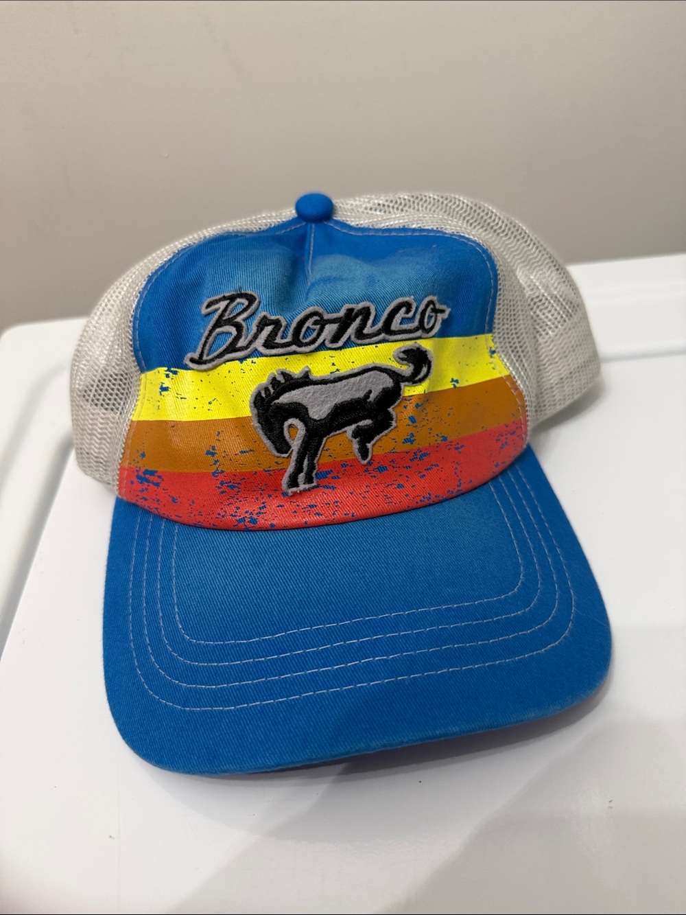 🥳 5 for $25 BUNDLE Bronco Blue Mesh-Back Trucker Hat